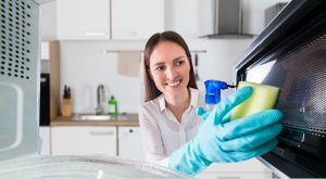 Clean the Exterior of the Microwave