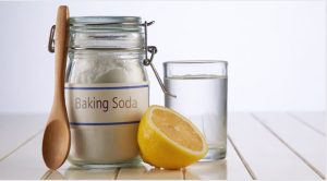 Cleaning the Iron Plate using White Vinegar and Baking Soda