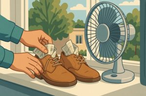 Drying the Shoes Correctly