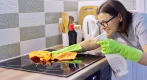 Scrubbing and Wiping Down the Surface