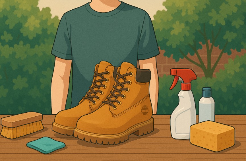 how to clean timberland boots
