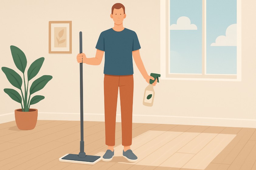 how to clean wooden floors