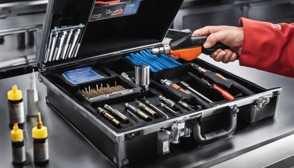 Fuel injector cleaning kit Fuel injector cleaning kit