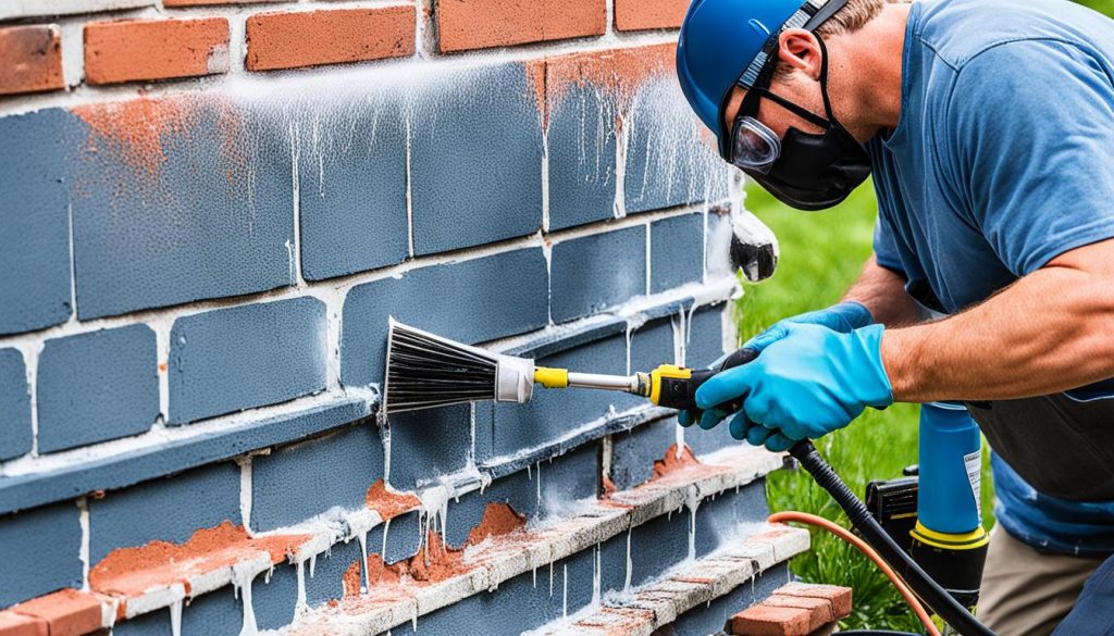 Removing paint with pressure washer Removing paint with pressure washer