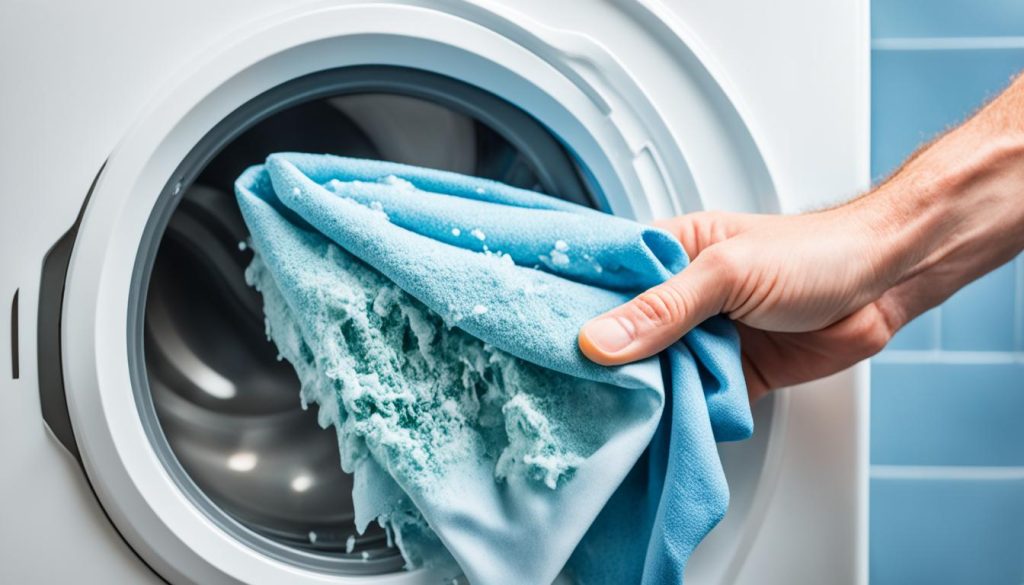 Removing sticky messes and scuffs from tumble dryer Removing sticky messes and scuffs from tumble dryer