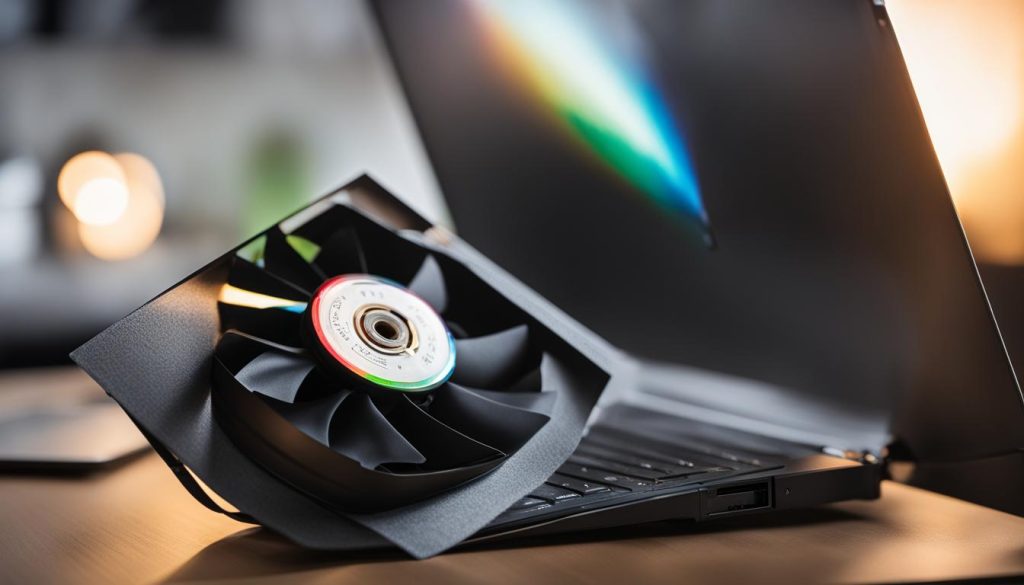 cleaning laptop fan blades