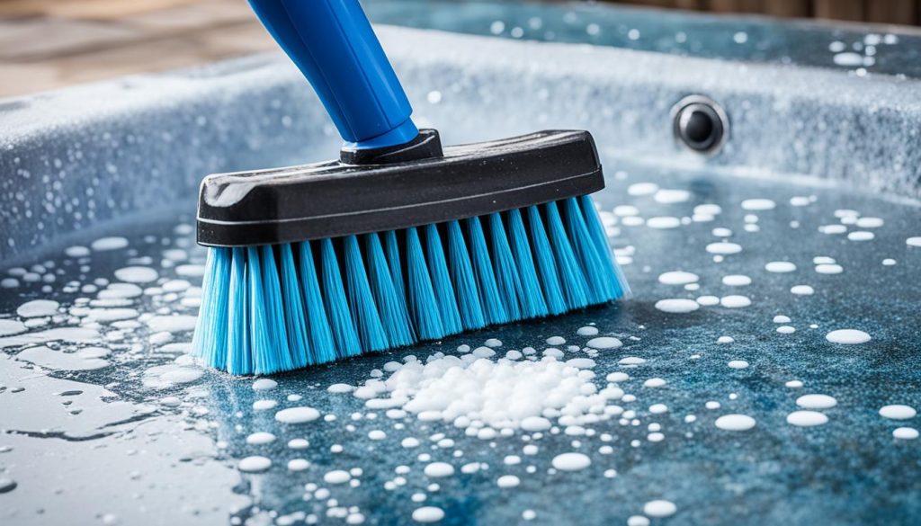 hot tub cover cleaning