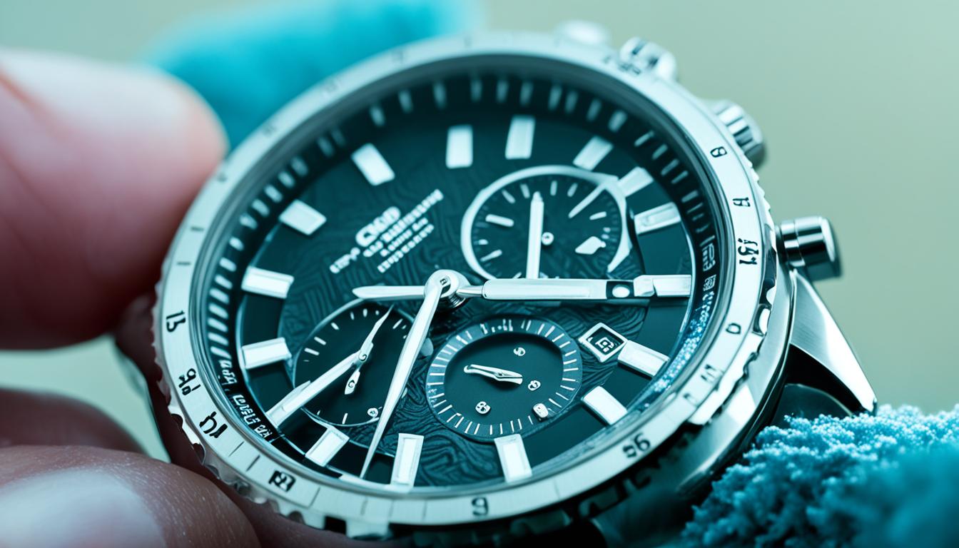 how to clean a watch