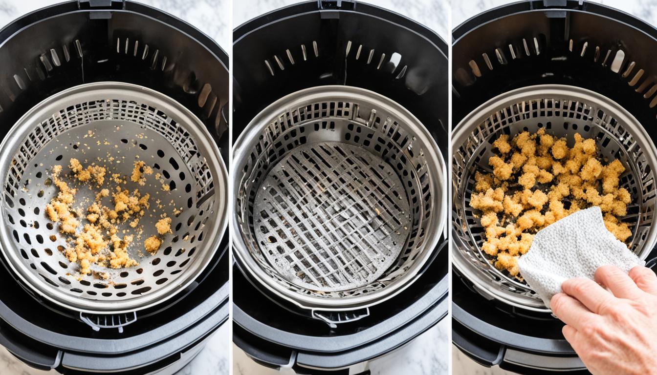 how to clean air fryer basket