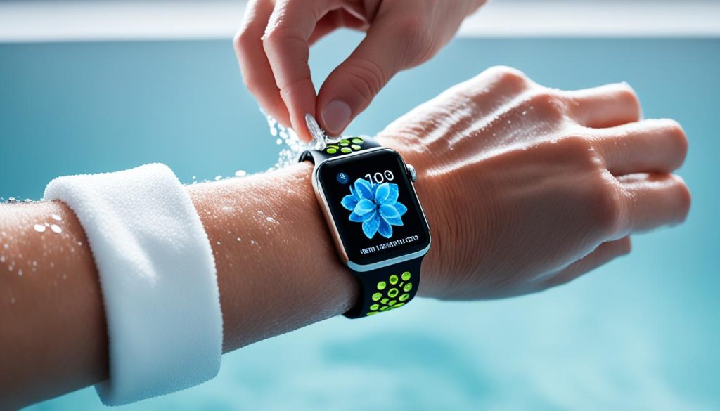 how to clean silicone watch band