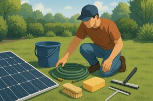 What Equipment Do You Need for Safe Solar Panel Cleaning