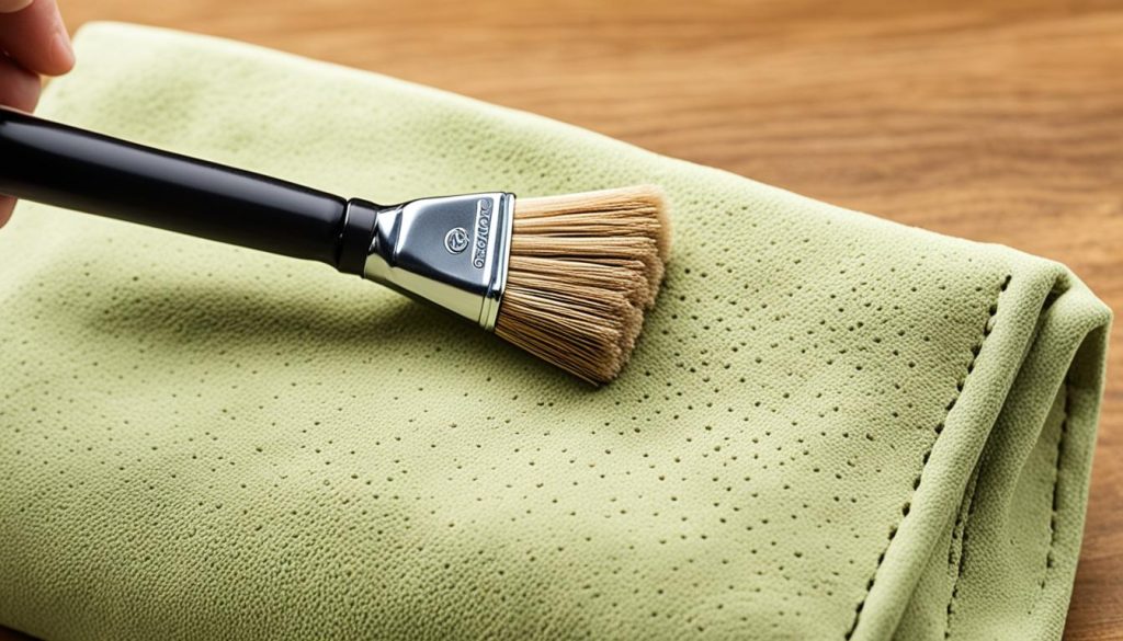 can you clean a suede bag