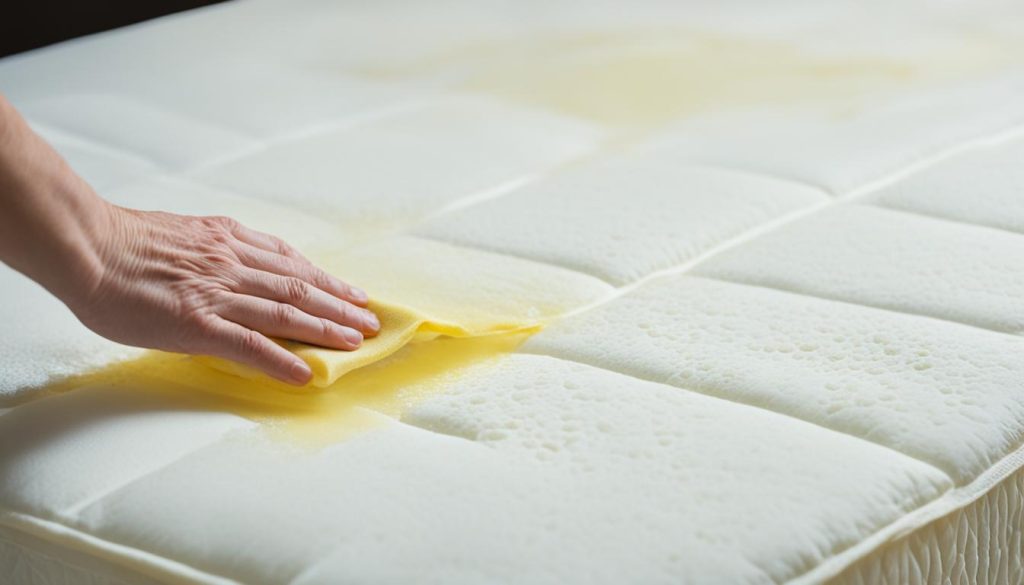clean mattress with dried urine clean mattress with dried urine