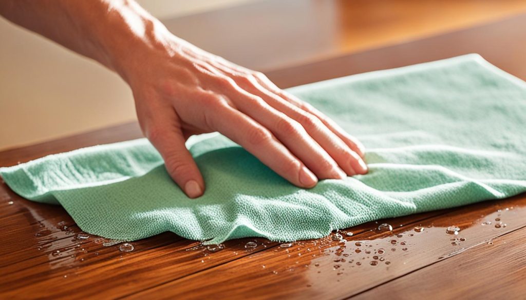 clean wooden table clean wooden table