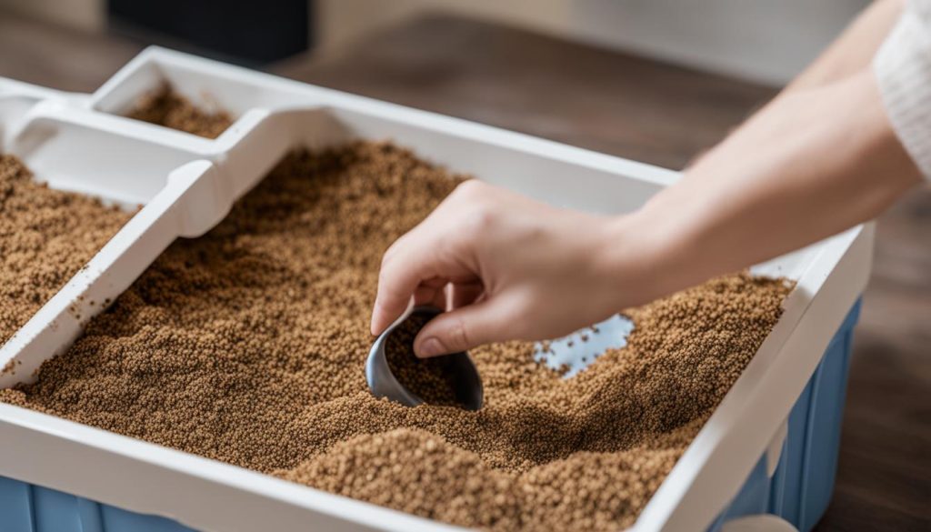 how often to clean cat poop from litter tray