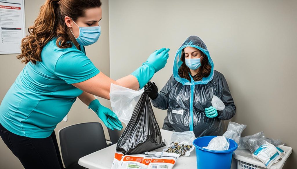 how to clean a litter box while pregnant