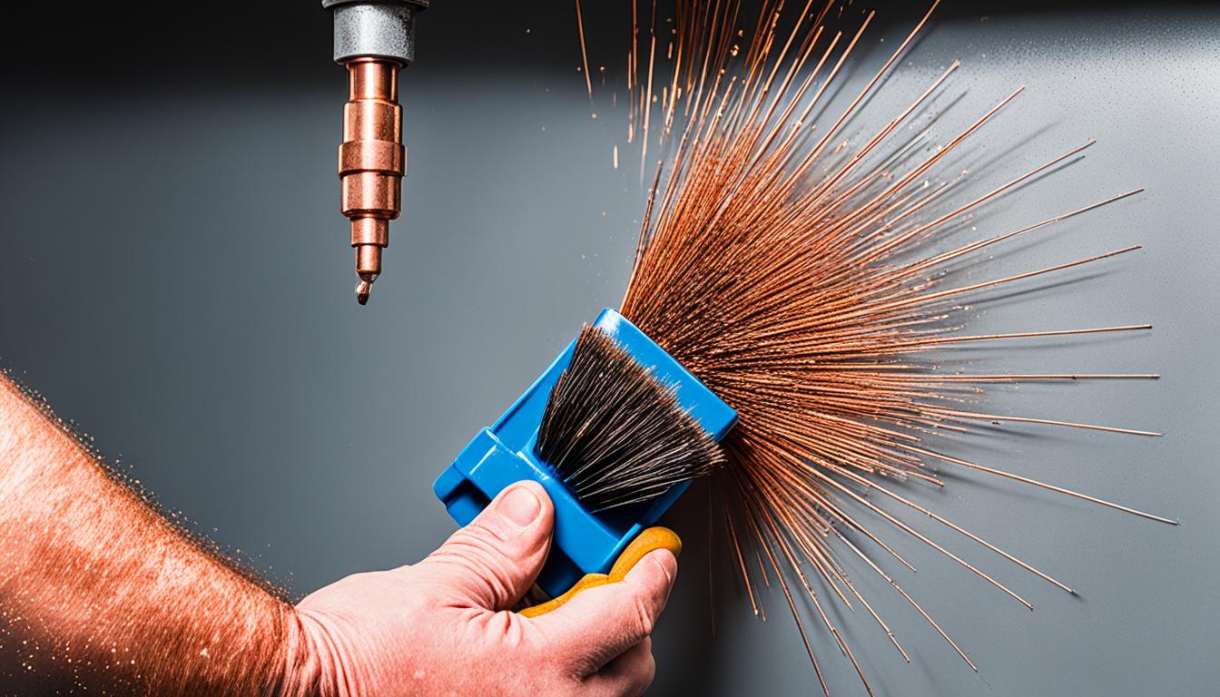 how to clean copper pipe