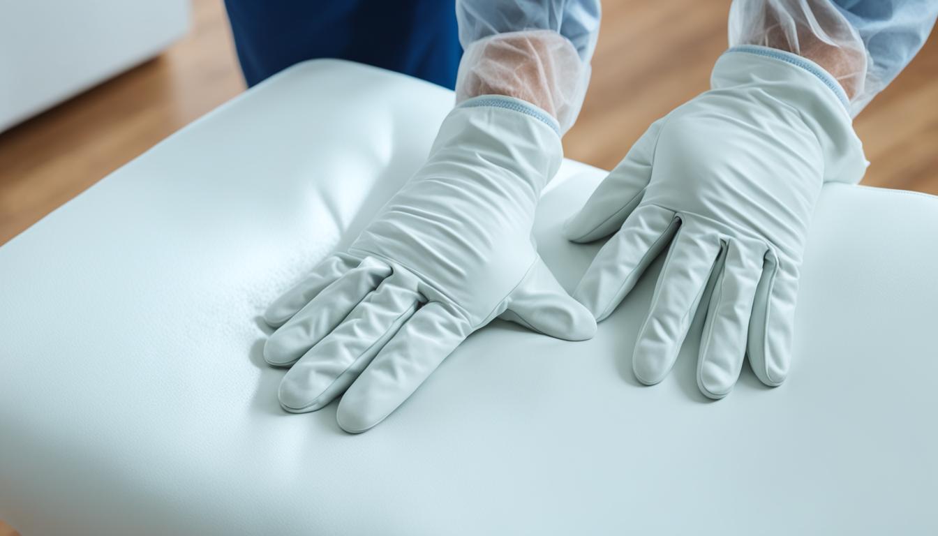 how to clean white leather chair