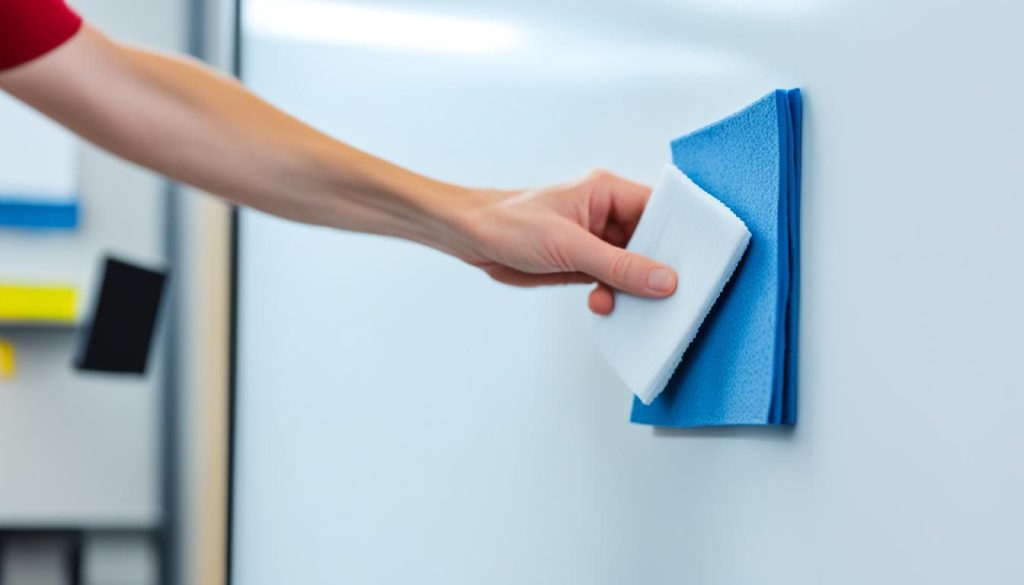wipe board surface cleaning