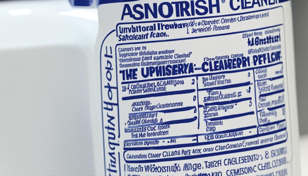 Astonish Upholstery Cleaner Ingredients Astonish Upholstery Cleaner Ingredients